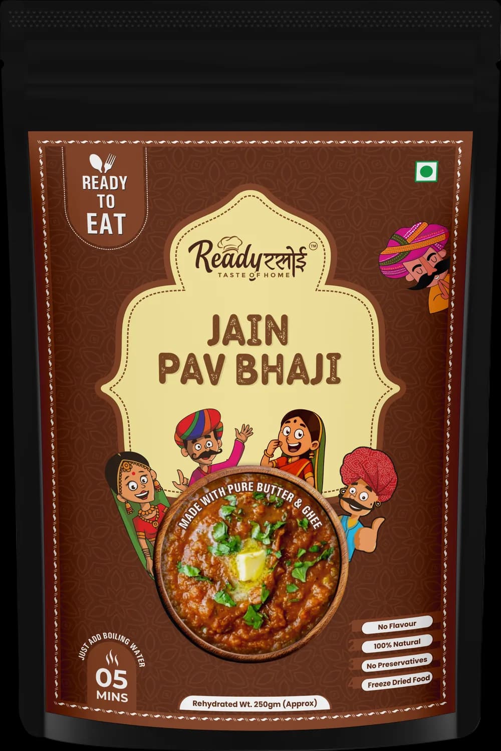 Jain Pav Bhaji pack