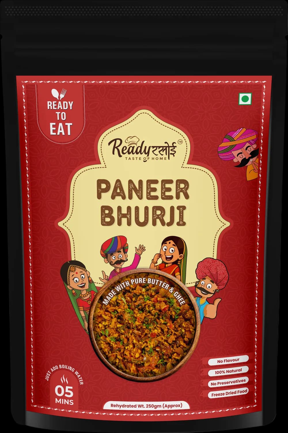 Paneer Bhurji pack